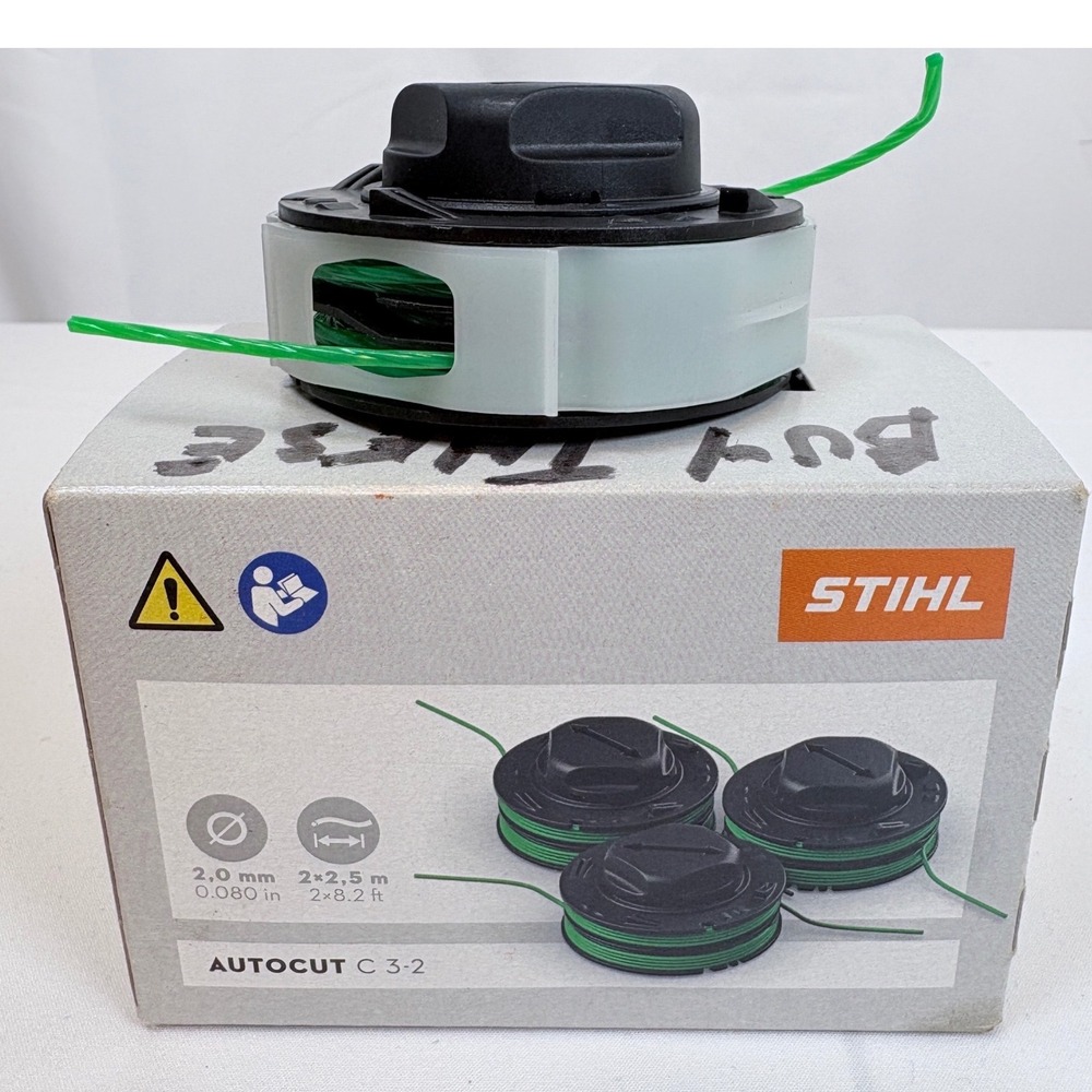 Genuine Stihl AutoCut C 3-2  4-Pack TrimmerHead Spools 4009 710 4306 NEW